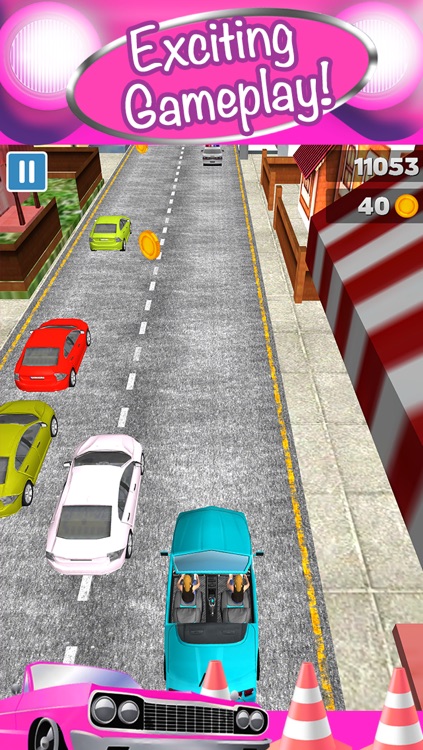 3D Girl Convertible Car Racing Game With Cute Girly Cars And Fun Race Games FREE