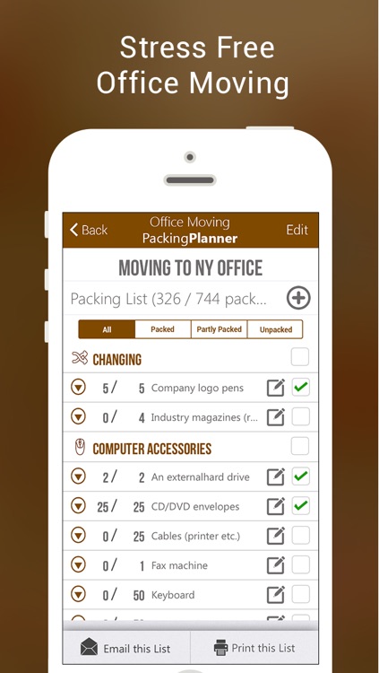 Office Moving Packing Planner - Make Your Office Moving Stress Free