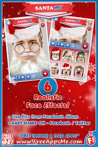 Santa ME! - Easy to Christmas Yourself with Elf, Ruldolph, Scrooge, St Nick, Mrs. Claus Face Effects! screenshot 4