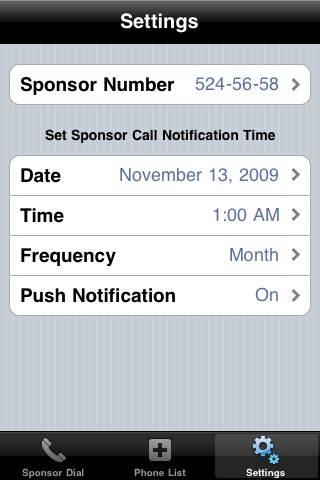 12 Step Sponsor Dial screenshot 3