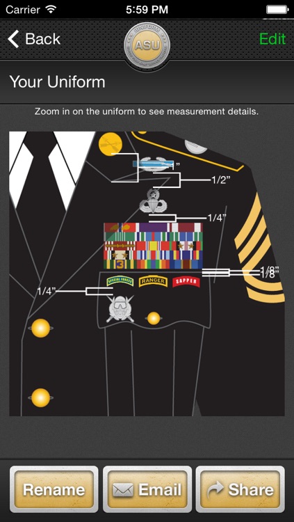 iUniform ASU - Builds Your Army Service Uniform screenshot-3