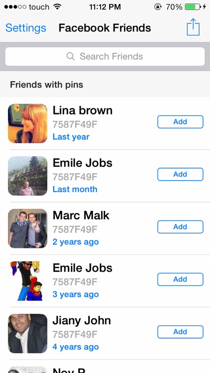 PIN Directory For BBM
