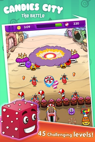 Candies City: The Battle. Join the Candy Supers troop ! screenshot 2