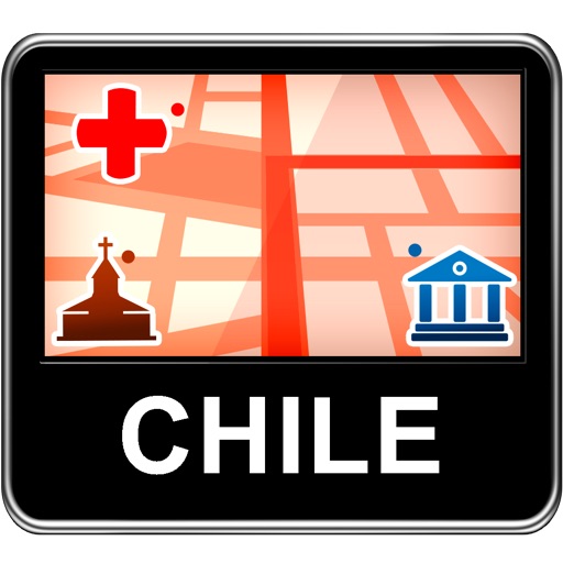 Chile Vector Map - Travel Monster icon