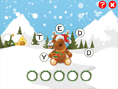 ABCのクリスマス！子供のためのゲーム： 学ぶ 言葉やサンタクロース、ルドルフトナカイ、雪だるま、エルフや複数とアルファベットを書くこと。無償、新しい、学習、メリークリスマス！のおすすめ画像3