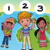 123 Count-ing & Learn-ing Number-s To Ten Kid-s Game-s with Children of the World
