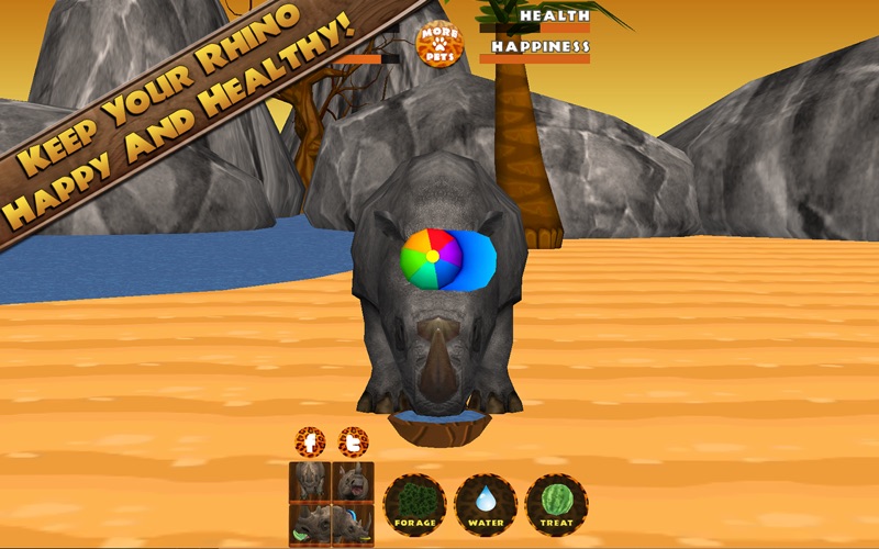 Virtual Pet Rhinoceros thumbnail 3