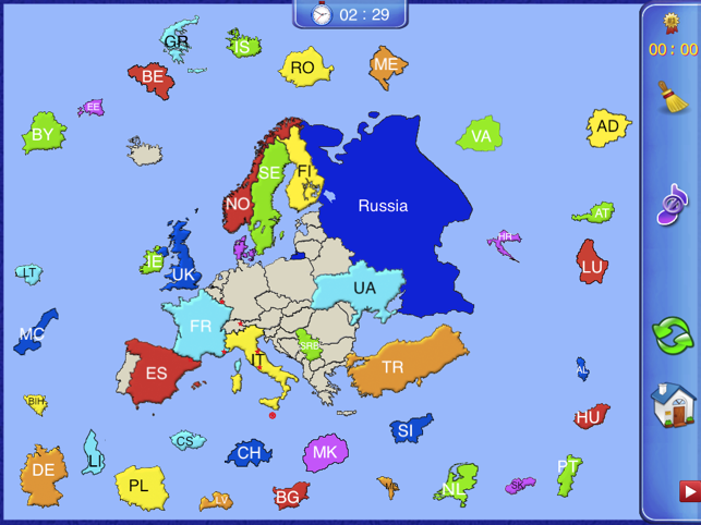 Europe Puzzle Map(圖1)-速報App