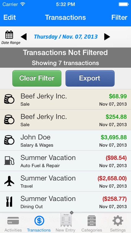 EZ Track™ Personal & Business Expense Finance Debt Tracker App