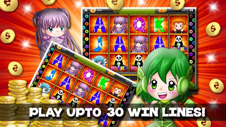 Big Hit Anime Slot :  play and Fun with cute Anime: A Super 777 Las Vegas Strip Casino 5 Reel Slot Machine Game screenshot-4