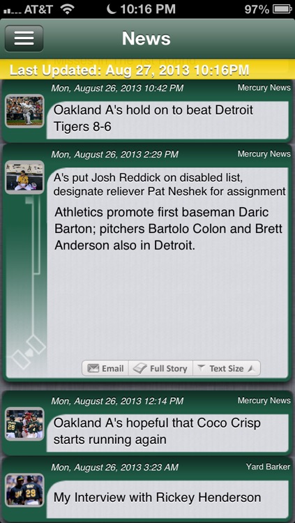Oakland Baseball Live screenshot-3