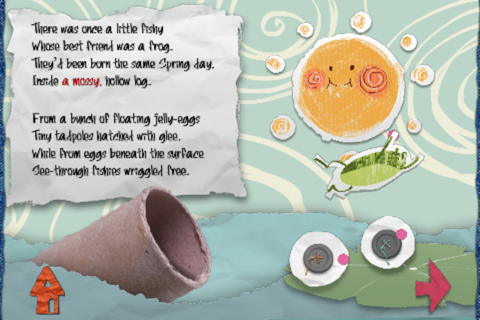 The Frog and Fish storybook - the interactive nursery rhyme for children screenshot 4
