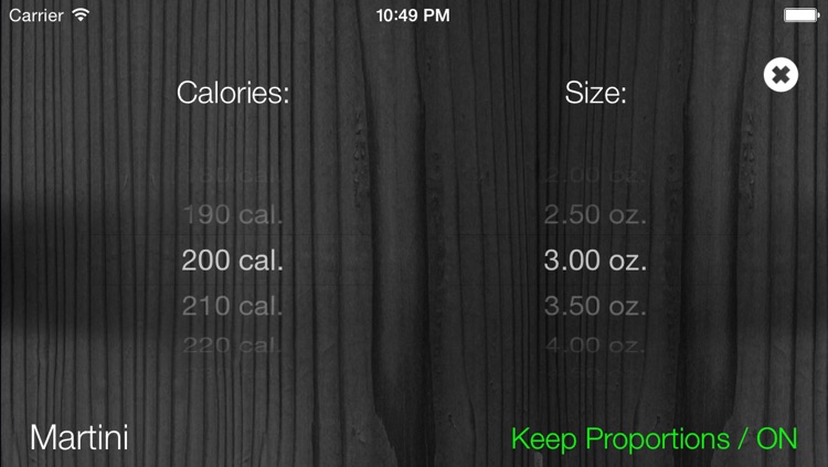 Drinkalories: Calculating cocktail calories screenshot-4