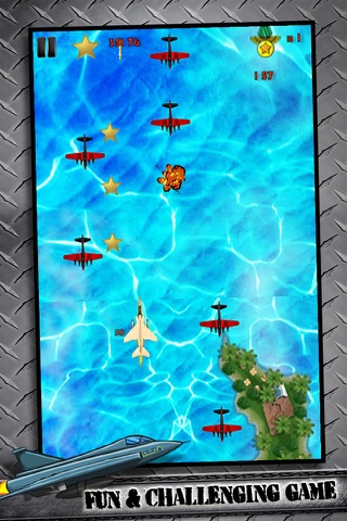 Air Strike Force : Modern Tactical Jet Battle in Air Space FREE! screenshot 4