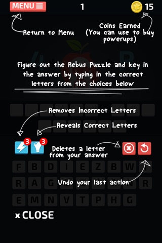 Rebus Puzzle - A Word Phrase Puzzle Game that will Challenge You! screenshot 4
