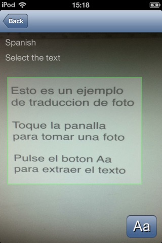 Es-Tr Offline Photo Translator with Voice screenshot 2