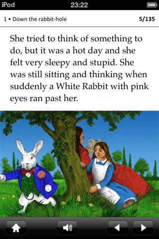 Alice's Adventures in Wonderland: Oxford Bookworms Stage 2 Reader (for iPhone) screenshot 2