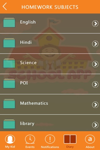 School App screenshot 2