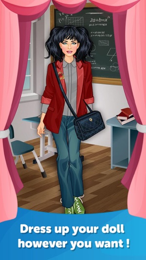 College Girl Dress Up - Fun Doll Makeover Game(圖2)-速報App