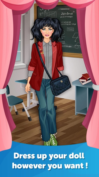 College Girl Dress Up - Fun Doll Makeover Game