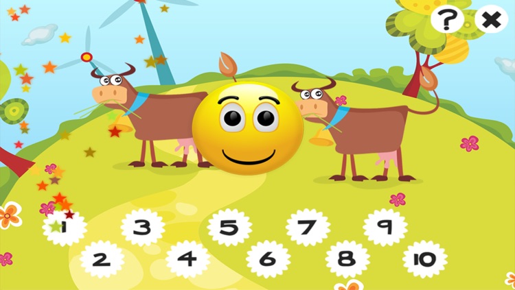 123 Farm counting game for children: Learn to count the numbers 1-10 with pets and animals of the barn screenshot-4