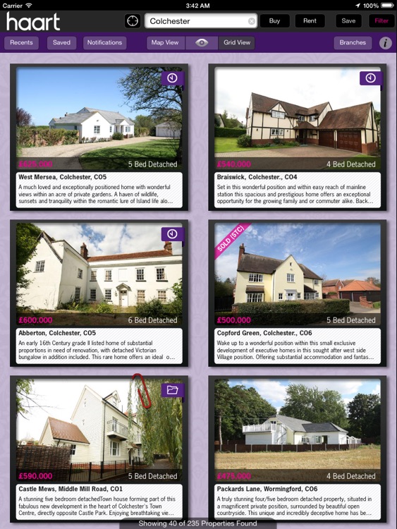 haart Property Search - For iPad