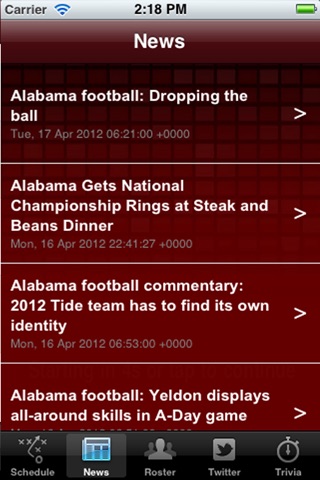 Alabama Football 2013 Guide screenshot 2