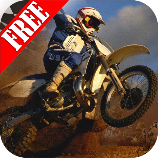 Dirt Track Bikes OffRoad Race Icon