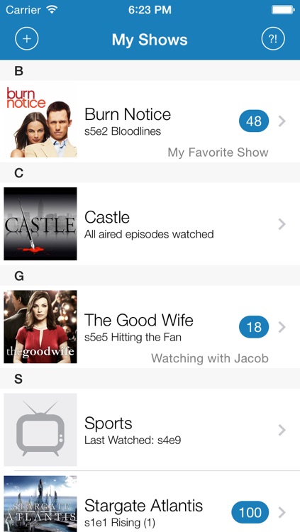 My Shows