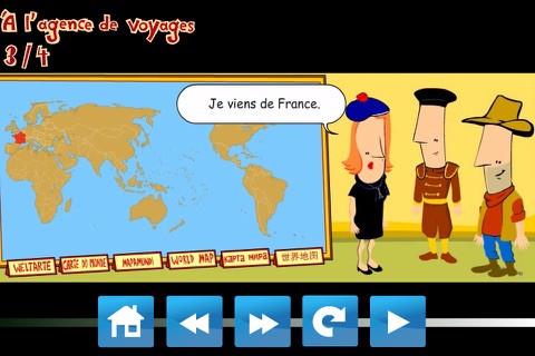 Learn Basic French with Doki for the iPhone screenshot 4