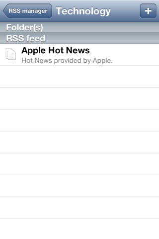 RSS Manager screenshot 4