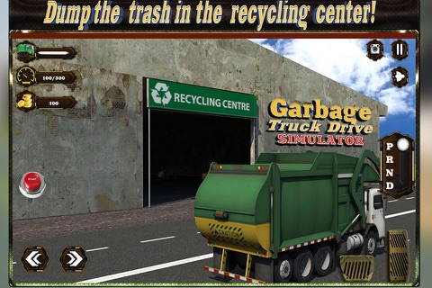 Garbage Truck Drive Simulator screenshot 3
