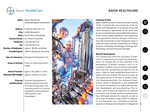 Guide to German Biotech Companies 2014 screenshot 4