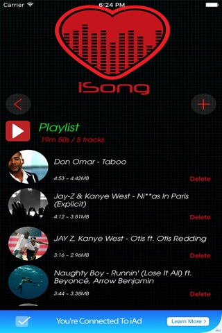 iSong - YTube Music Player screenshot 3
