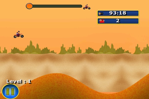 Motocross super rally - The motor bike desert race - Free Edition screenshot 3