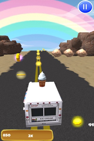 An Ice Cream Truck Race: 3D Driving Game - FREE Edition screenshot 3