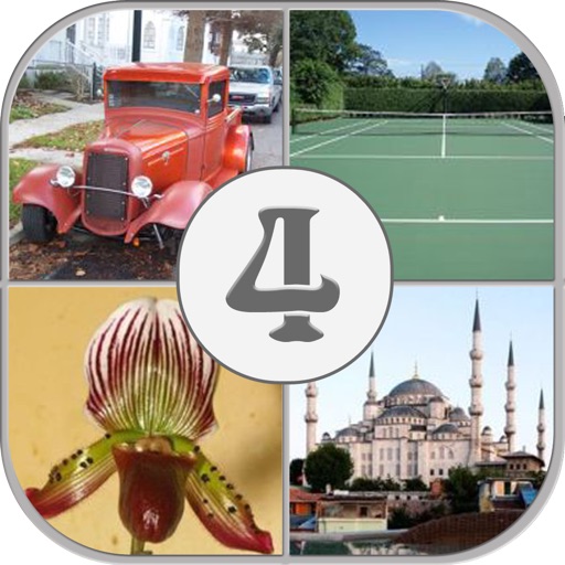 Pics Quiz! - guess the word by 4 pics icon