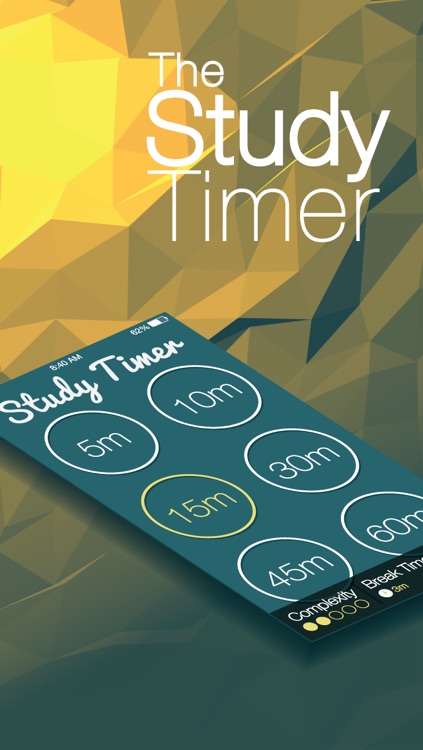 Study Timer: Simply Elegant and Stylish Focus Study Timer with Preset Optimal Break Time