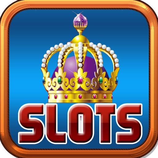 A Big Royal Gold Crown Jewels Slot Machine