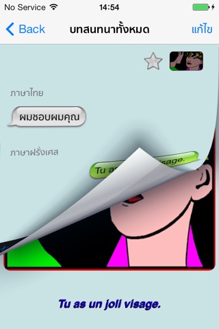 ภาษาฝรั่งเศส - Talking Thai to French Translator + Phrasebook screenshot 4