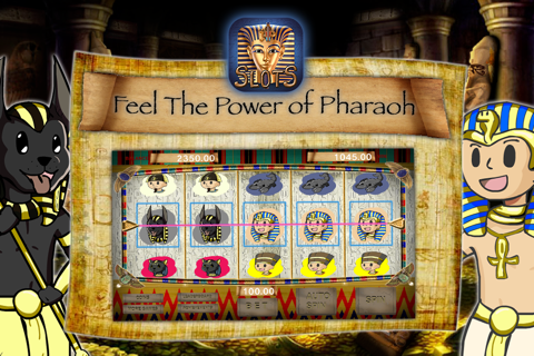 AAA The Egyptian Slots Pharaoh Way - Ancient Big Majestic Pharaoh and Cleopatra Casino Golden Slot Machine Free screenshot 4