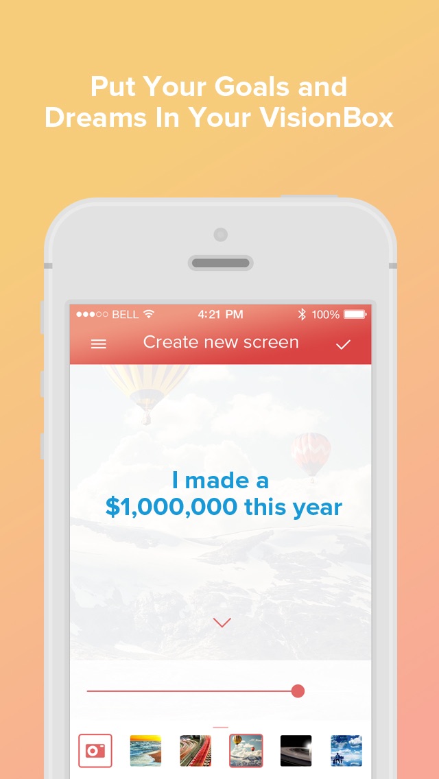 VisionBox - Law of Attraction Lockscreen Creator 1.7 IOS -