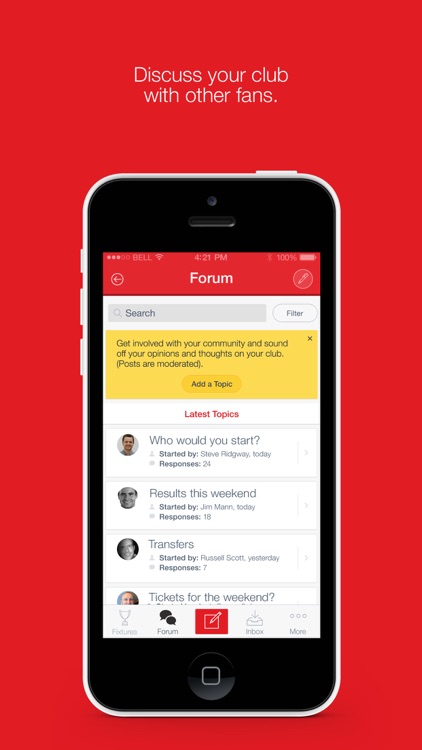 Fan App for Gloucester Rugby