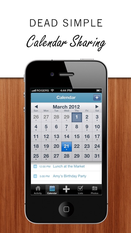 SimplyUs - Shared Calendar, ToDo Task List & Organizer for Couples
