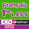 ExoNathan BAC Français 1re L-ES-S : des exercices de révision et d’entraînement pour les élèves du lycée