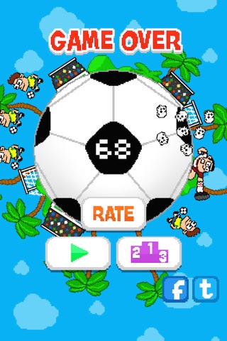 A Brazil Mundial Championship Soccer Football Jumpy Ball 2014 : Road to Rio-Win the Finals! screenshot 4