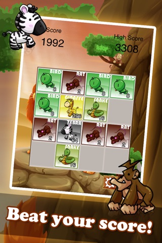 2048: King of the Jungle FREE screenshot 4