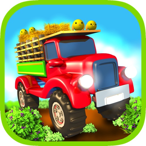 Farm Animals Truck Driver - transfers the Pets and Hays in the  Portal iOS App