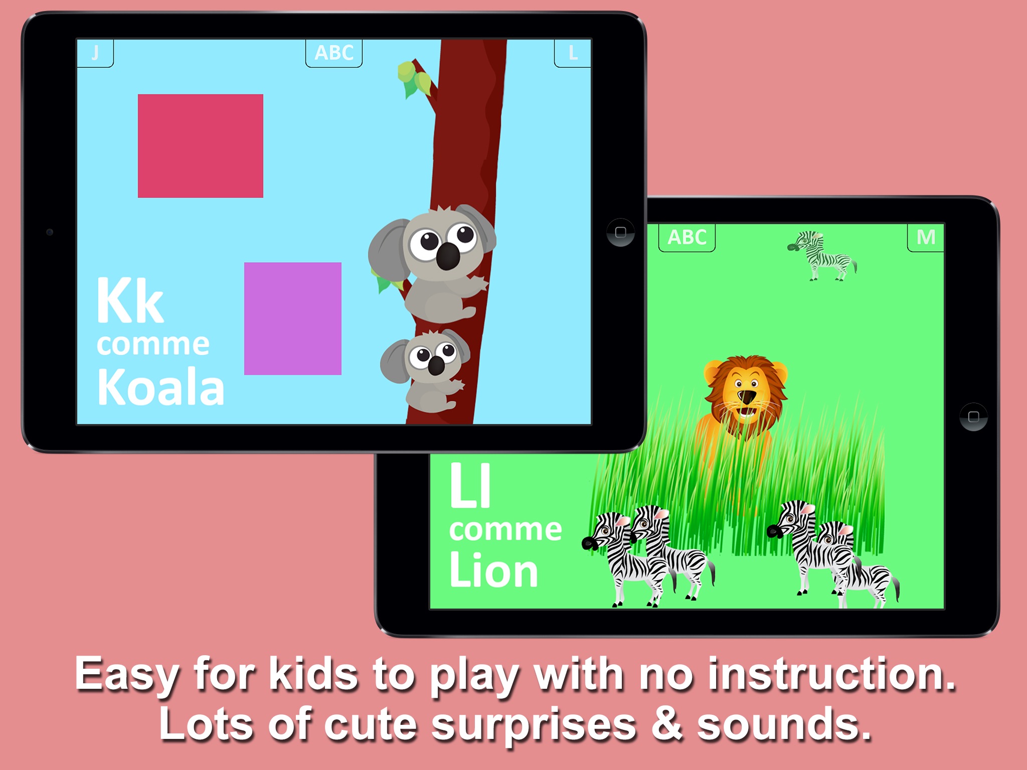 Apprendre l'alphabet en s'amusant - Jeux pour apprendre l'alphabet screenshot 3
