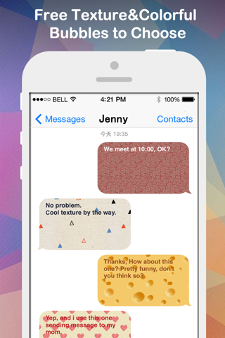 Fancy Message-Pimp Text with Emoji Keyboard, New Color Bubble and Textart FREE screenshot 3